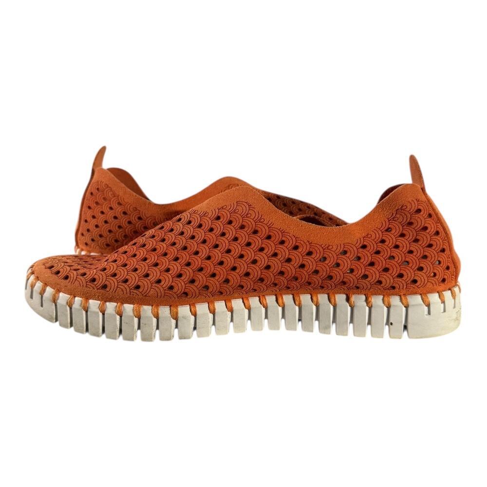 Ilse Jacobsen Women's Tulip 139 HORNBAEK Camelia Orange Slip-on Shoe Size 7.5 - Picture 8 of 10